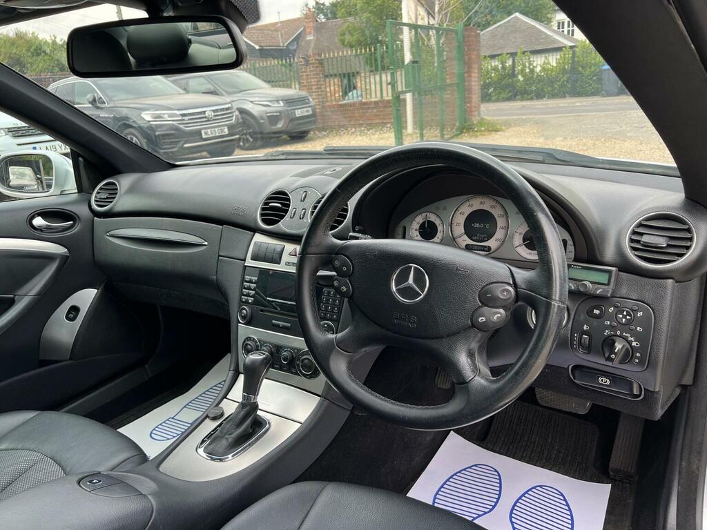 Mercedes-Benz CLK Coupe Silver #11