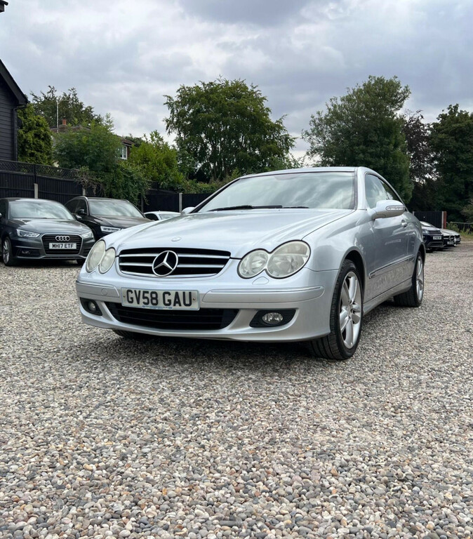Mercedes-Benz CLK Coupe Silver #19