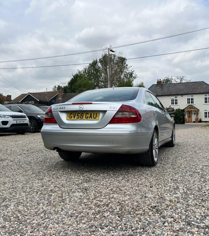 Mercedes-Benz CLK Coupe Silver #6