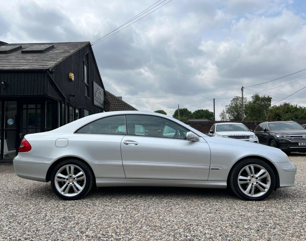Mercedes-Benz CLK Coupe Silver #18