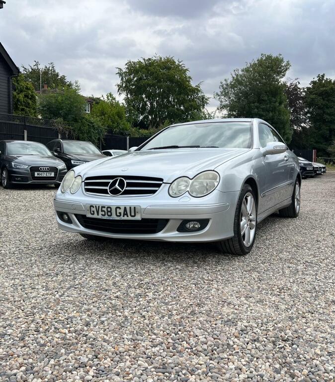 Mercedes-Benz CLK Coupe Silver #3