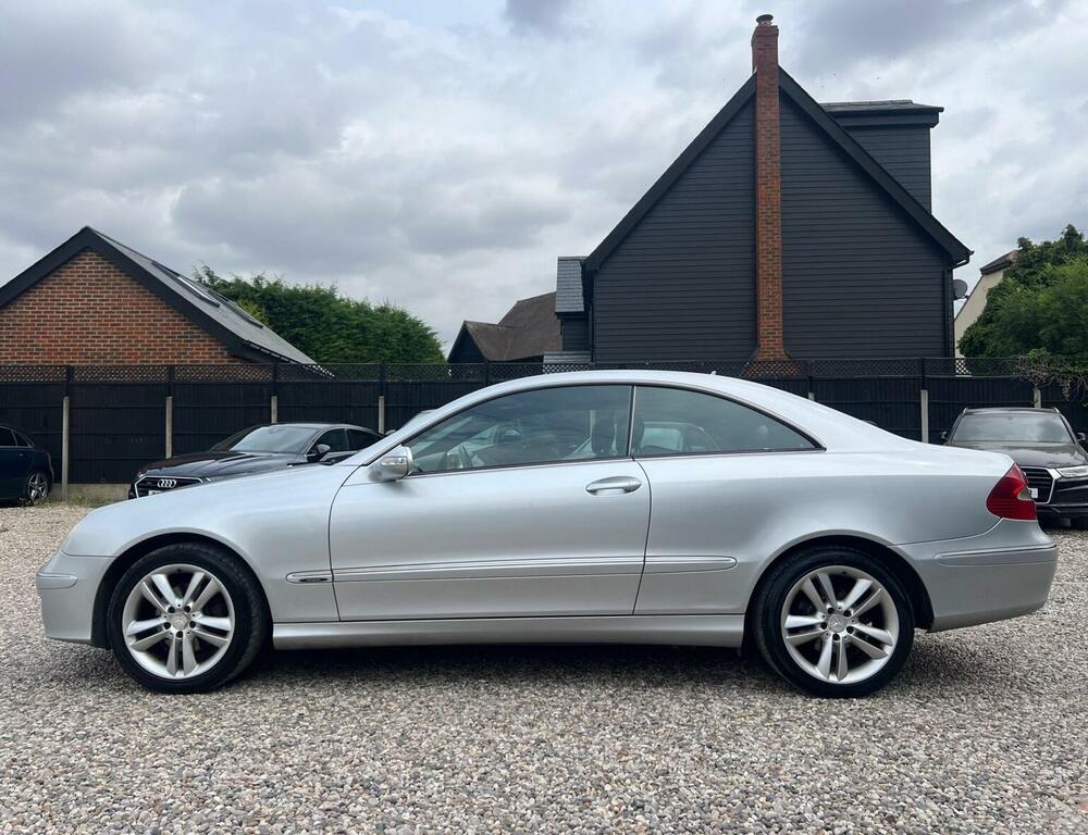 Mercedes-Benz CLK Coupe Silver #4