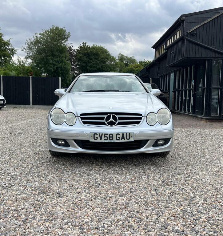 Mercedes-Benz CLK Coupe Silver #2