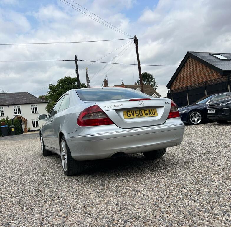 Mercedes-Benz CLK Coupe Silver #8