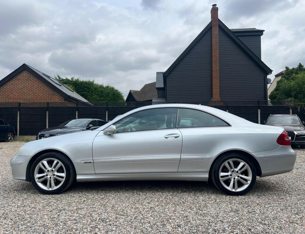 Mercedes-Benz CLK Coupe Silver #20