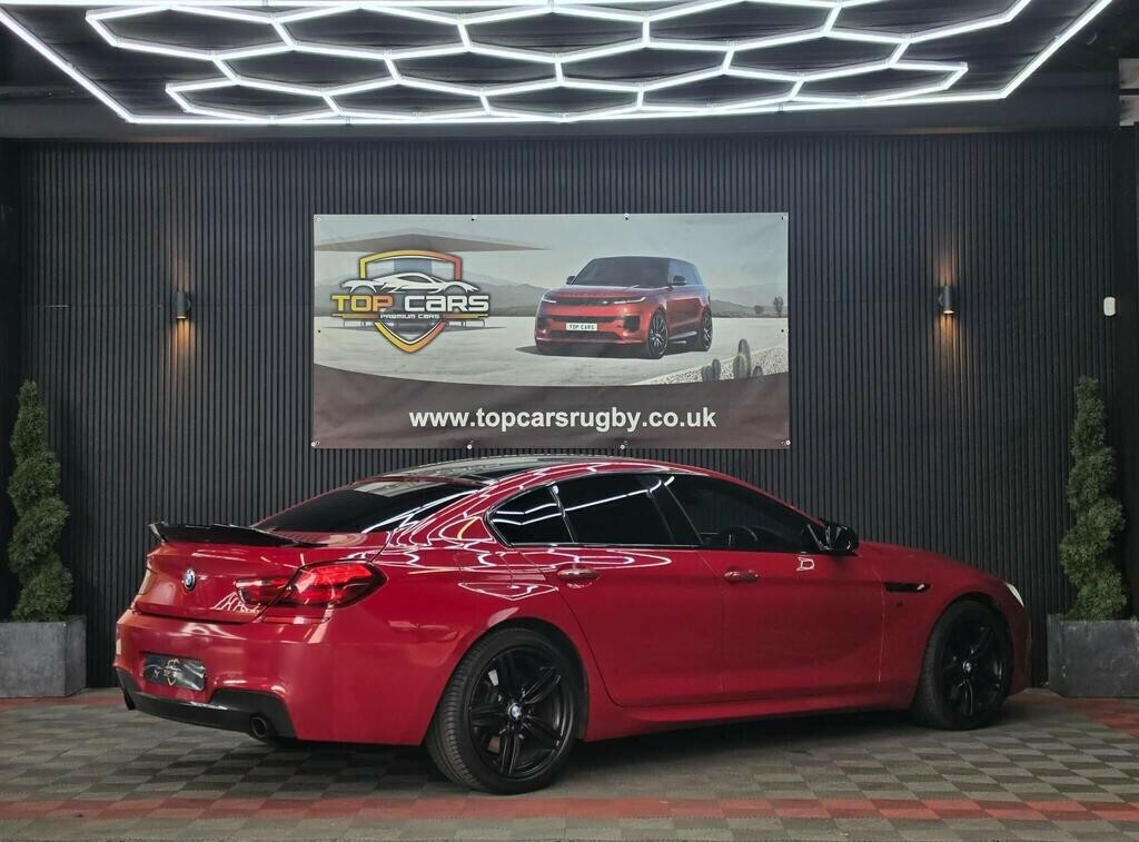 BMW 6 Series Gran Coupe Saloon 3.0 640D M Sport Gran Coupe 2015 Red #4