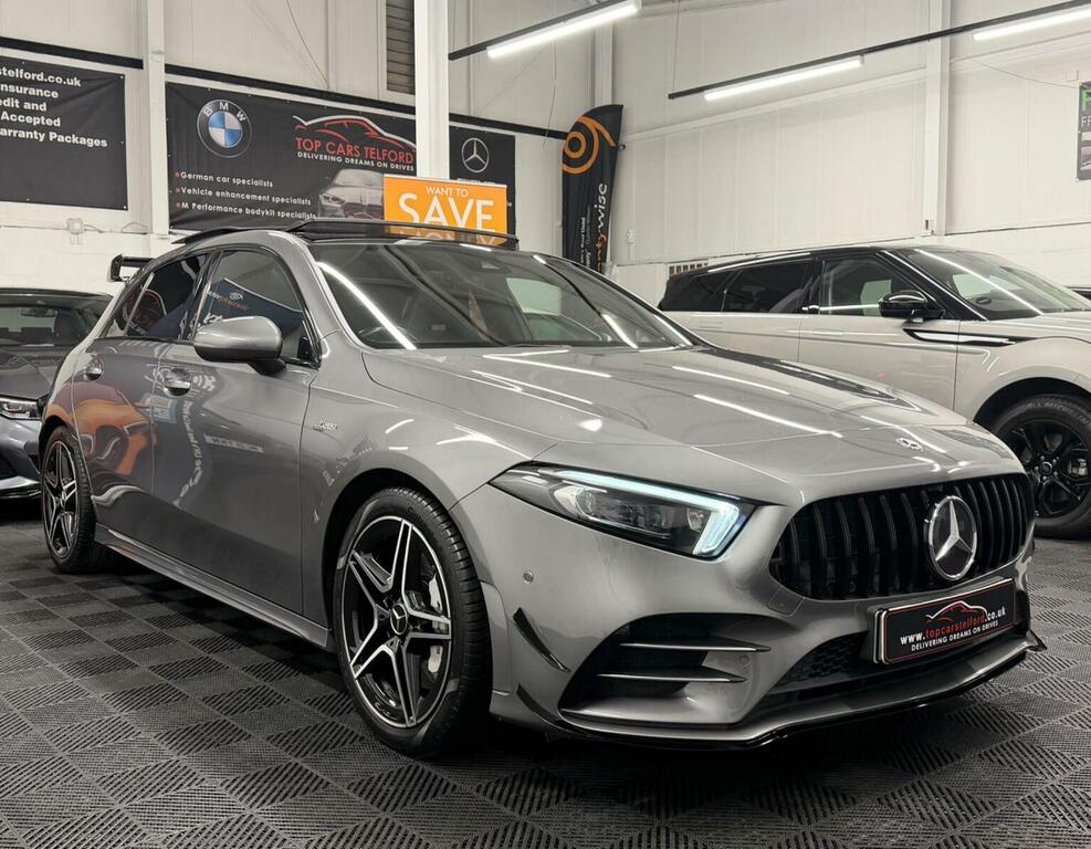 Mercedes-Benz A Class Hatchback 2.0 A35 Amg Premium Plus Spds Dct 4Mat Grey