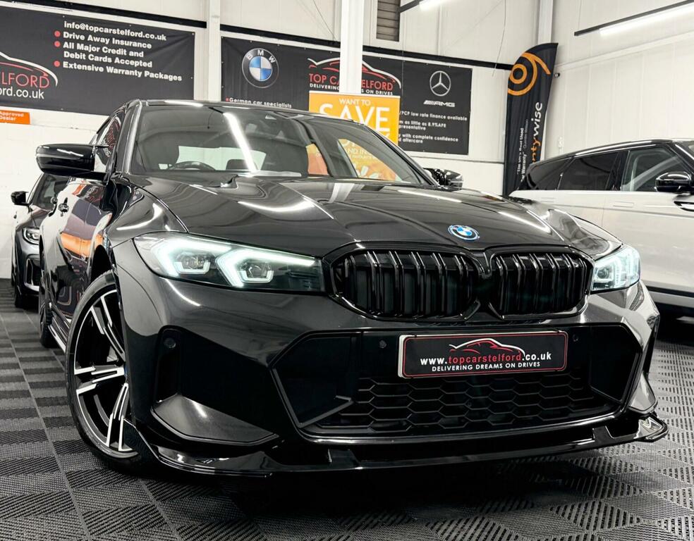 BMW 3 Series Saloon 2.0 330E 12Kwh M Sport Euro 6 Ss DN72KYE Black