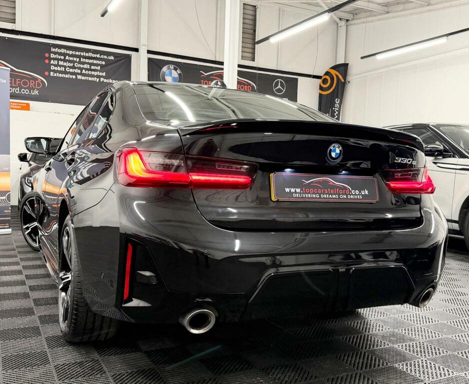 BMW 3 Series Saloon 2.0 330E 12Kwh M Sport Euro 6 Ss DN72KYE Black #4