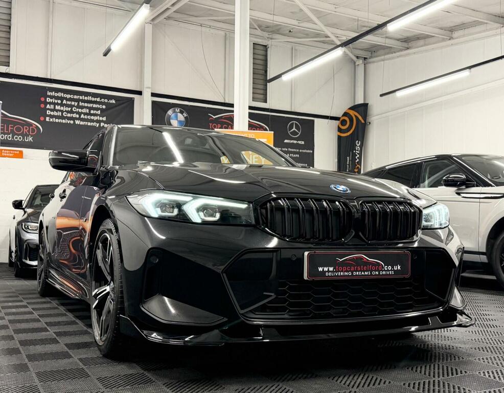 BMW 3 Series Saloon 2.0 330E 12Kwh M Sport Euro 6 Ss DN72KYE Black #3