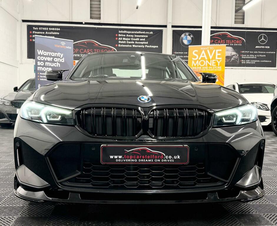 BMW 3 Series Saloon 2.0 330E 12Kwh M Sport Euro 6 Ss DN72KYE Black #2