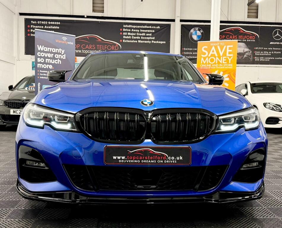BMW 3 Series Saloon 2.0 320D M Sport Euro 6 Ss 201 NH19HZS Blue #2