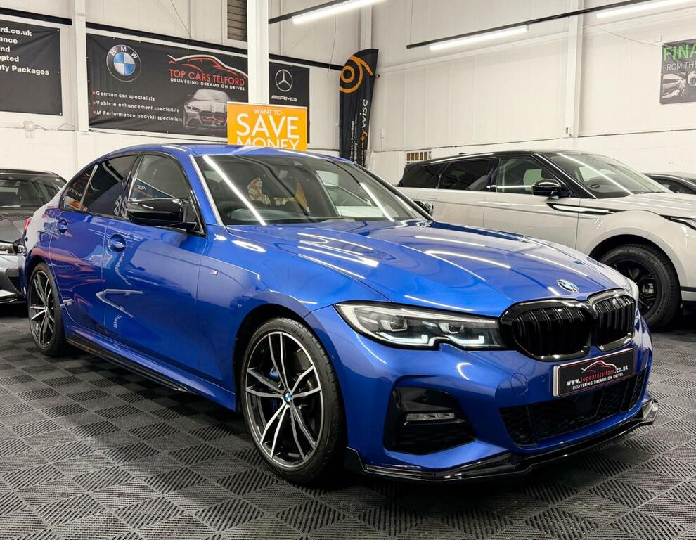 BMW 3 Series Saloon 2.0 320D M Sport Euro 6 Ss 201 NH19HZS Blue #3