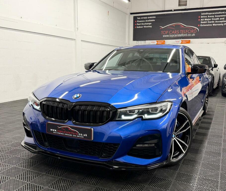 BMW 3 Series Saloon 2.0 320D M Sport Euro 6 Ss 201 NH19HZS Blue #4