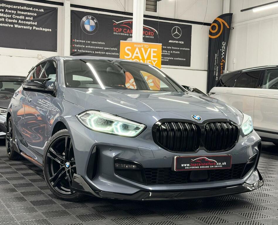 BMW 1 Series Hatchback 2.0 118D M Sport Lcp Euro 6 Ss OU22TXH Grey #3
