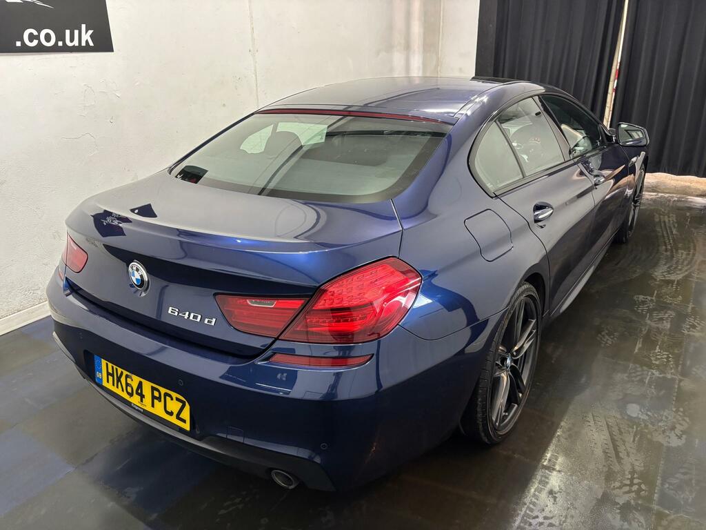 BMW 6 Series Gran Coupe Saloon 3.0 640D M Sport Saloon Eur Silver #7