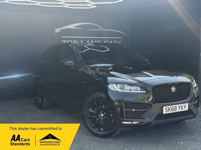 Jaguar F-Pace 2018 2.0 D180 R-sport Awd Euro 6 Ss Black