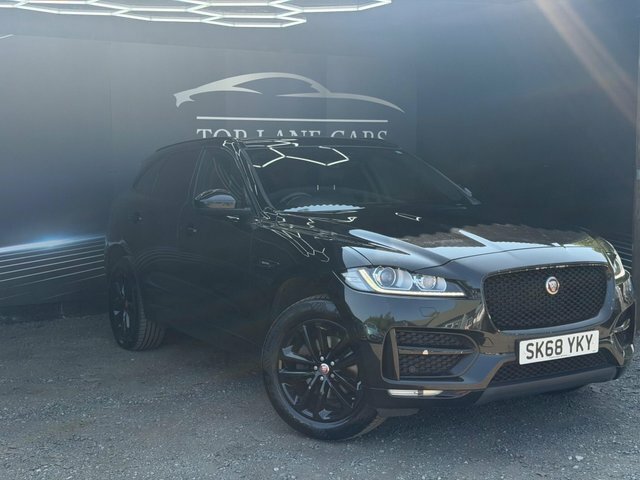 Jaguar F-Pace 2018 2.0 D180 R-sport Awd Euro 6 Ss SK68YKY Black #5