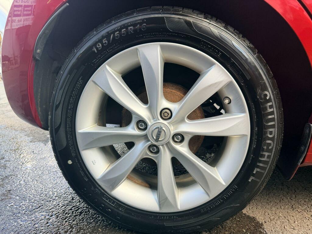 Nissan Note 1.2 Dig-s Tekna Euro 5 Ss Red #22
