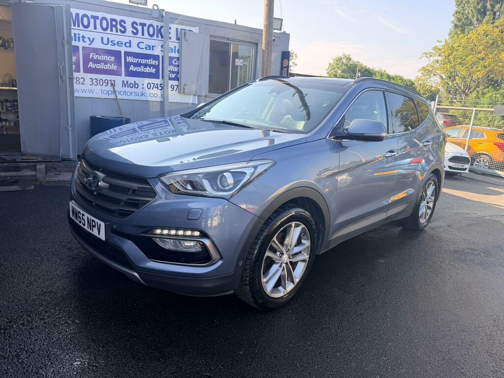 Hyundai Santa Fe 2.2 Crdi Blue Drive Premium Se 4Wd Euro 6 S Blue #3