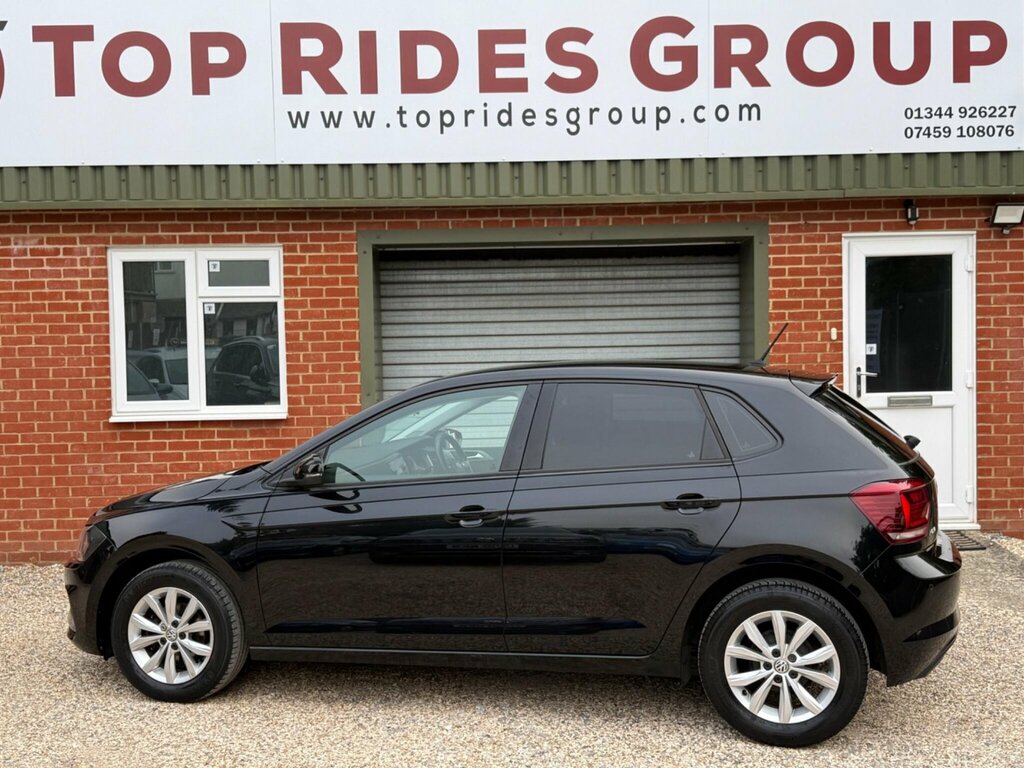 Volkswagen Polo 1.0 Se Euro 6 Ss YO18PGE Black #2
