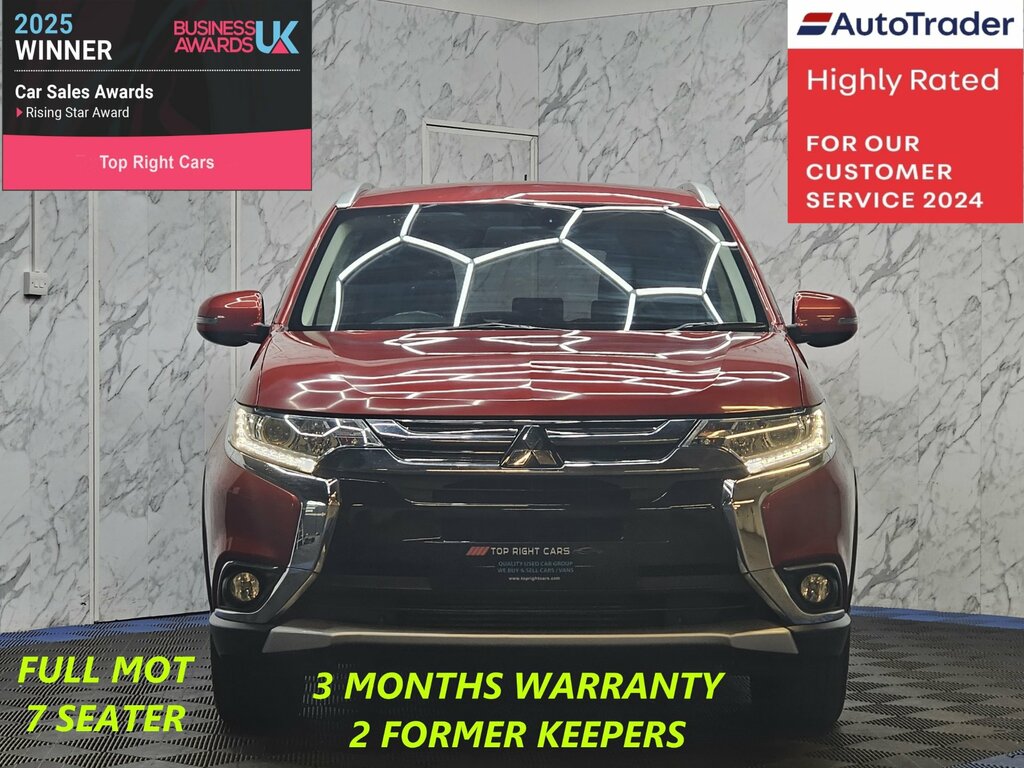 Mitsubishi Outlander 2.2 Di-d Gx3 Suv 4Wd Euro 6 Ss Red #2