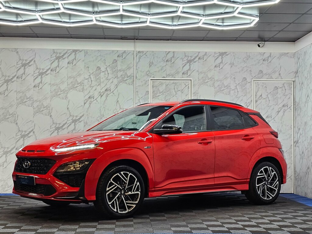 Hyundai Kona 1.0 T-gdi Mhev N Line Suv Hybrid Red #3