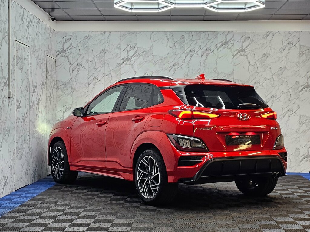 Hyundai Kona 1.0 T-gdi Mhev N Line Suv Hybrid Red #5