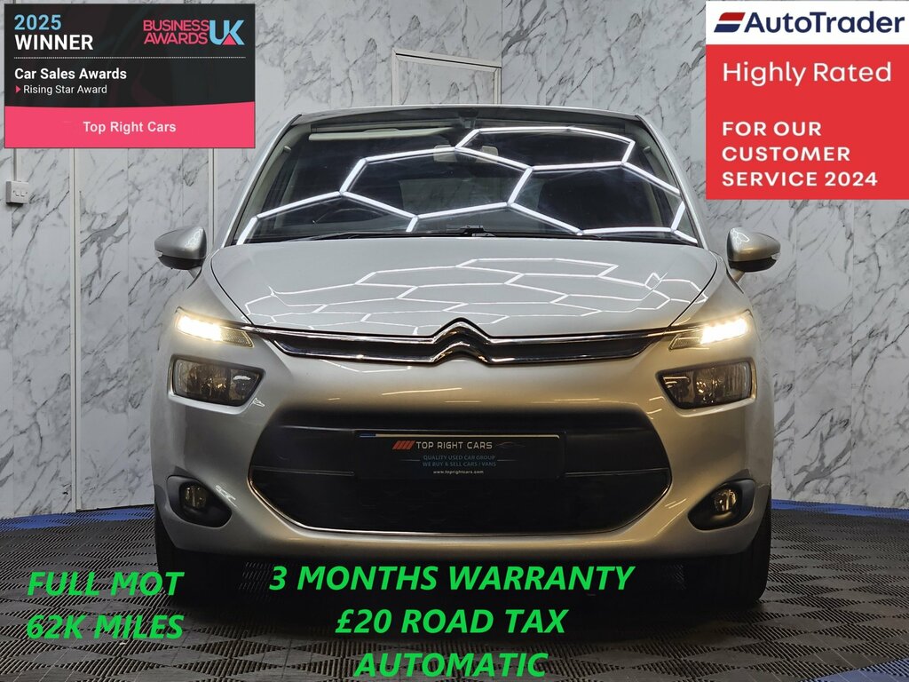 Citroen C4 Picasso 1.6 E-hdi Exclusive Mpv Etg6 Ss 115 P Silver #2