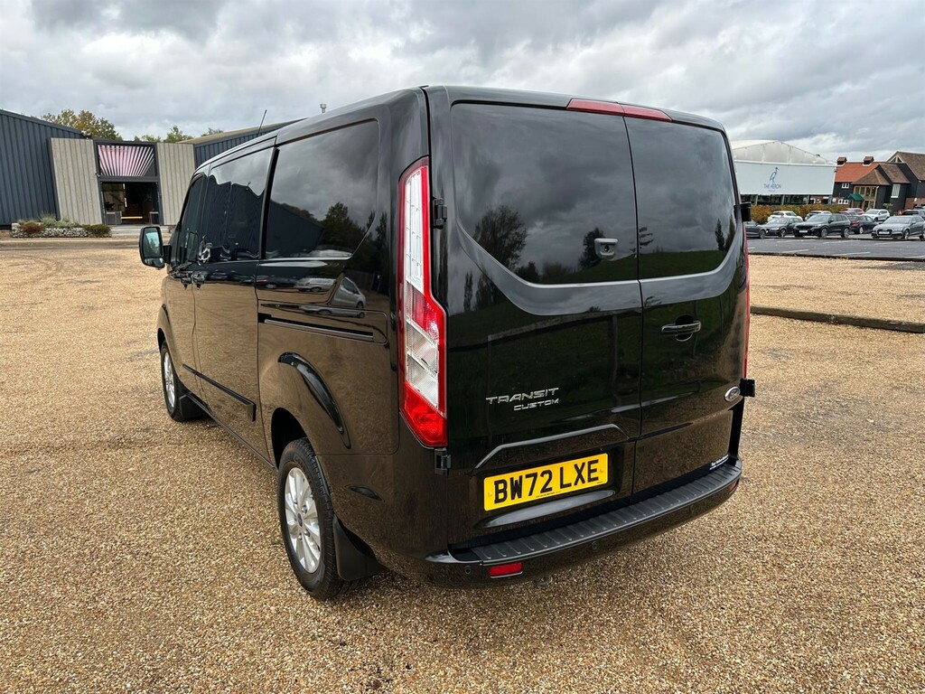 Ford Transit Custom 2.0 320 Ecoblue Limited Crew Van L1 H1 Euro 6 Ss BW72LXE Black #5