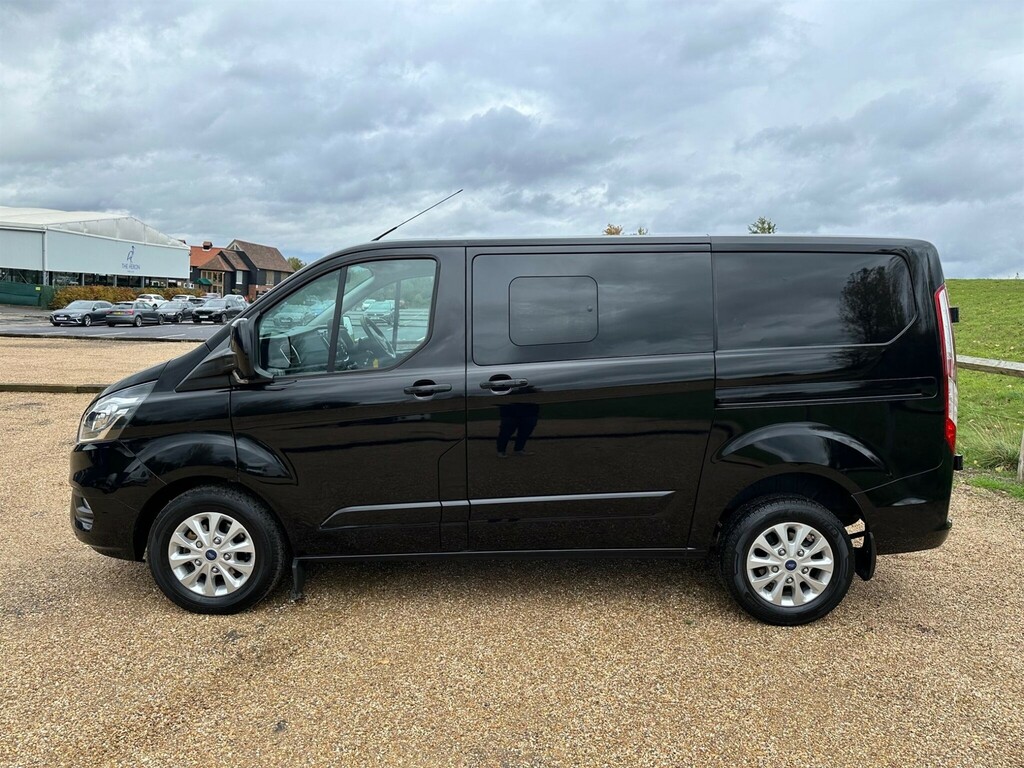 Ford Transit Custom 2.0 320 Ecoblue Limited Crew Van L1 H1 Euro 6 Ss BW72LXE Black #4