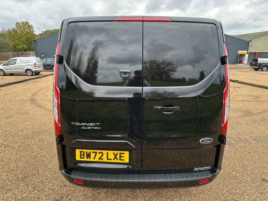 Ford Transit Custom 2.0 320 Ecoblue Limited Crew Van L1 H1 Euro 6 Ss BW72LXE Black #6