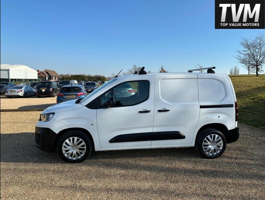 Peugeot Partner 1.5 Bluehdi 1000 Professional Standard Panel Van S YD69VUN White #4
