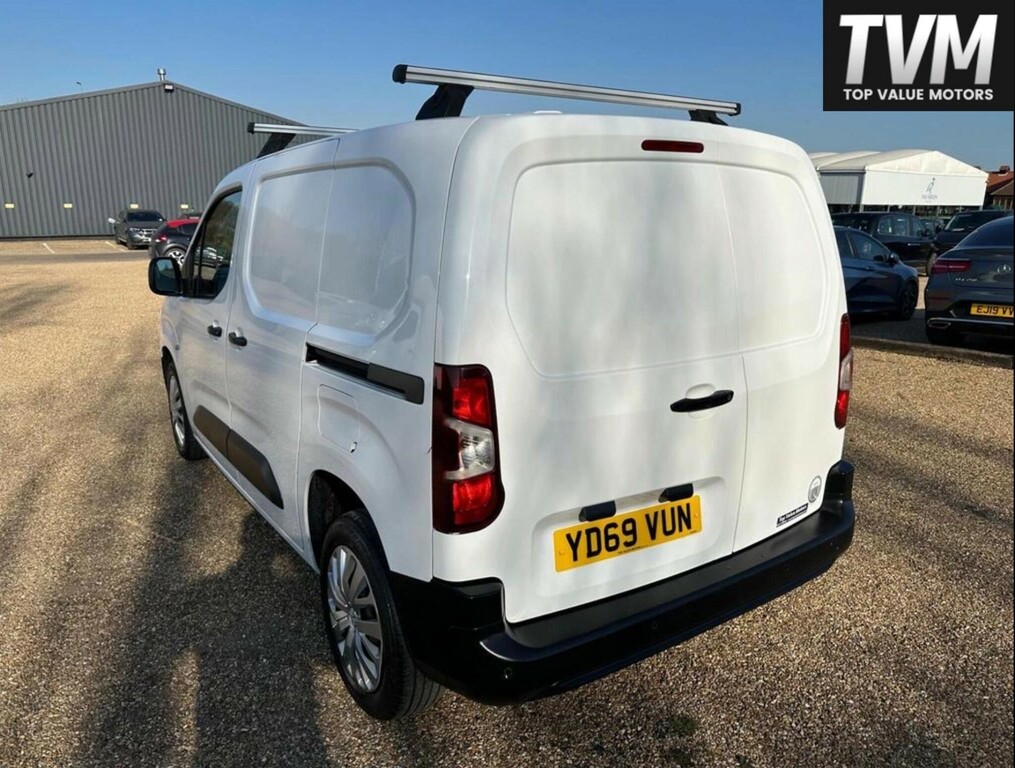 Peugeot Partner 1.5 Bluehdi 1000 Professional Standard Panel Van S YD69VUN White #5