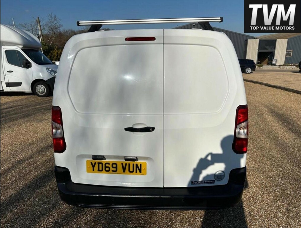 Peugeot Partner 1.5 Bluehdi 1000 Professional Standard Panel Van S YD69VUN White #6