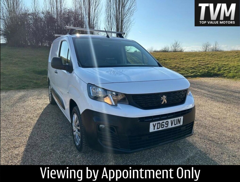Peugeot Partner 1.5 Bluehdi 1000 Professional Standard Panel Van S White