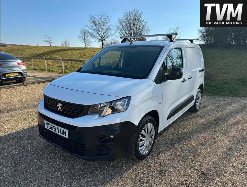 Peugeot Partner 1.5 Bluehdi 1000 Professional Standard Panel Van S YD69VUN White #3
