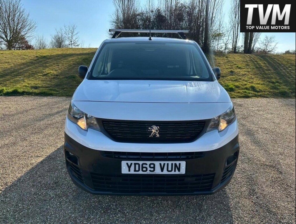 Peugeot Partner 1.5 Bluehdi 1000 Professional Standard Panel Van S YD69VUN White #2