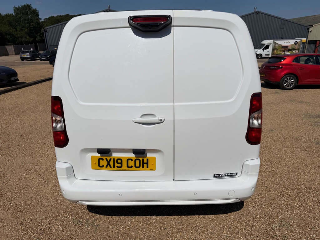 Peugeot Partner 1.6 Bluehdi 1000 Asphalt Standard Panel Van Swb Eu CX19COH White #6