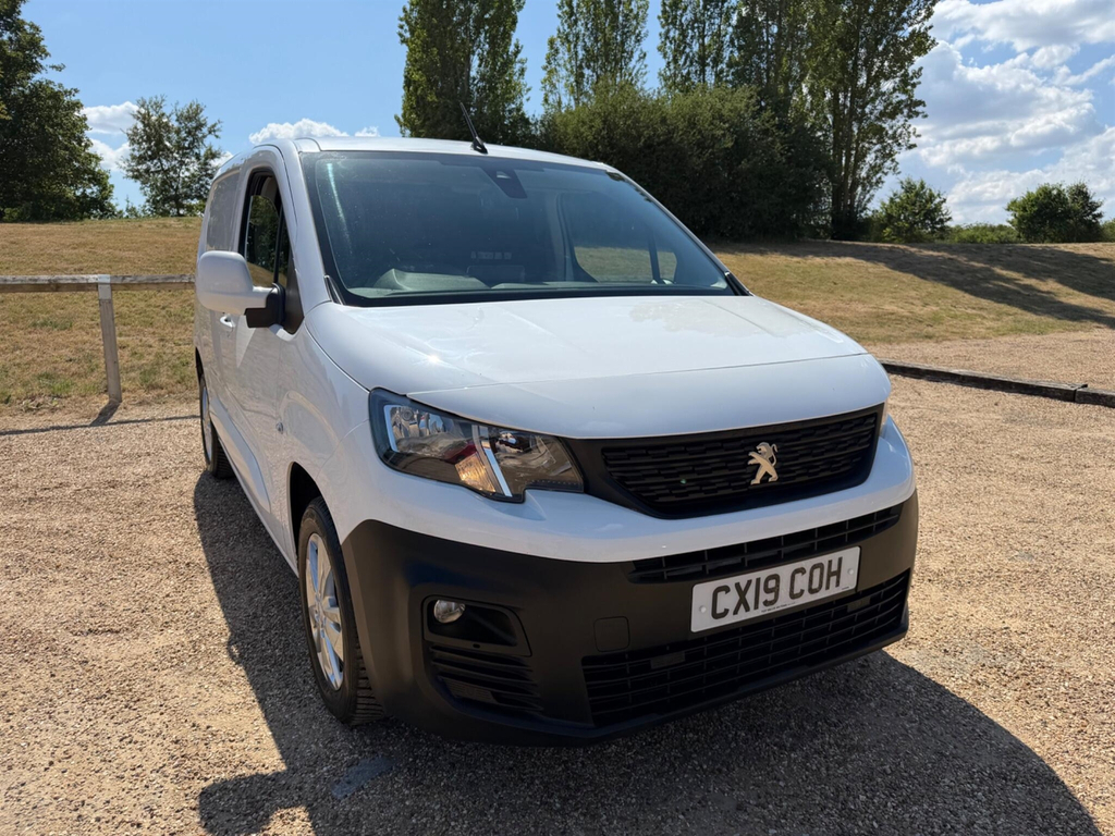 Peugeot Partner 1.6 Bluehdi 1000 Asphalt Standard Panel Van Swb Eu White