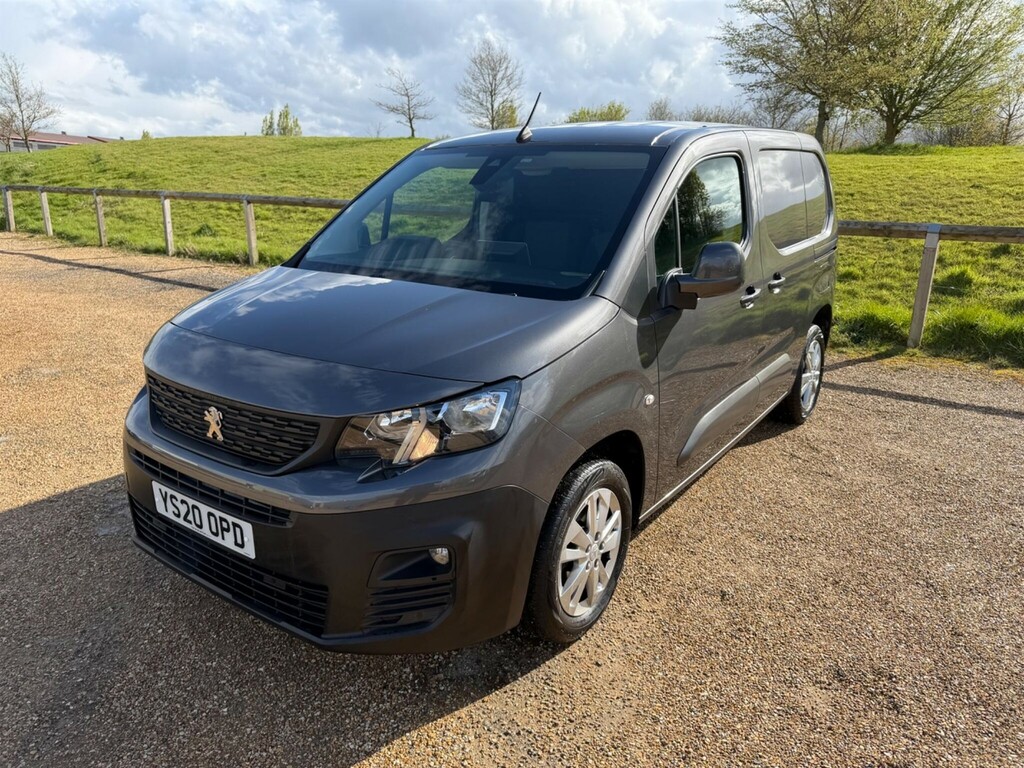 Peugeot Partner 1.5 Bluehdi 1000 Asphalt Standard Panel Van Di YS20OPD Grey #3