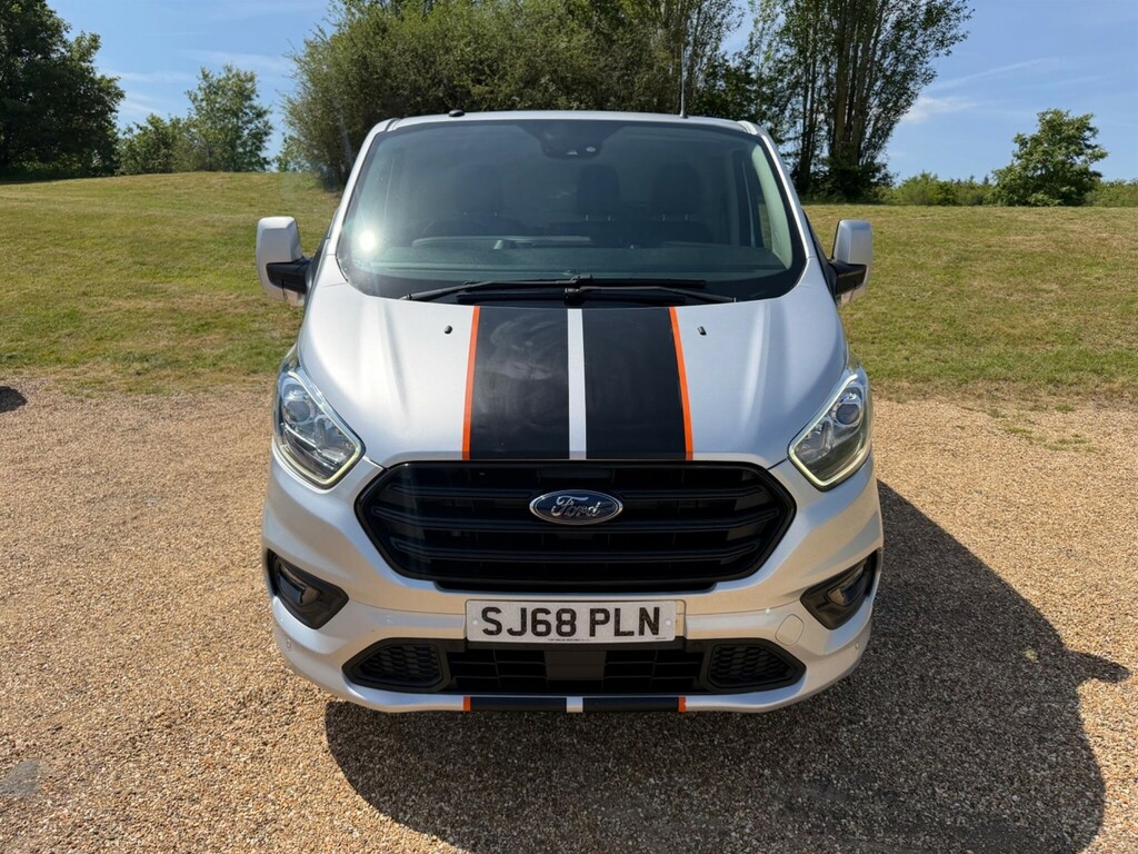 Ford Transit Custom 2.0 310 Ecoblue Sport L2 H1 Euro 6 SJ68PLN Silver #2