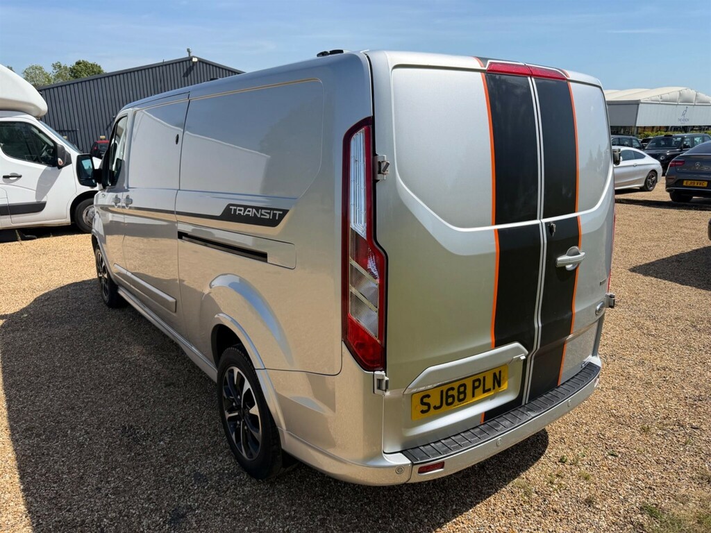 Ford Transit Custom 2.0 310 Ecoblue Sport L2 H1 Euro 6 SJ68PLN Silver #5