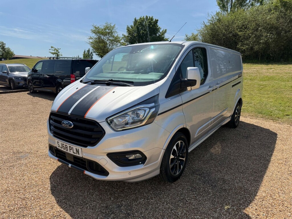 Ford Transit Custom 2.0 310 Ecoblue Sport L2 H1 Euro 6 SJ68PLN Silver #3