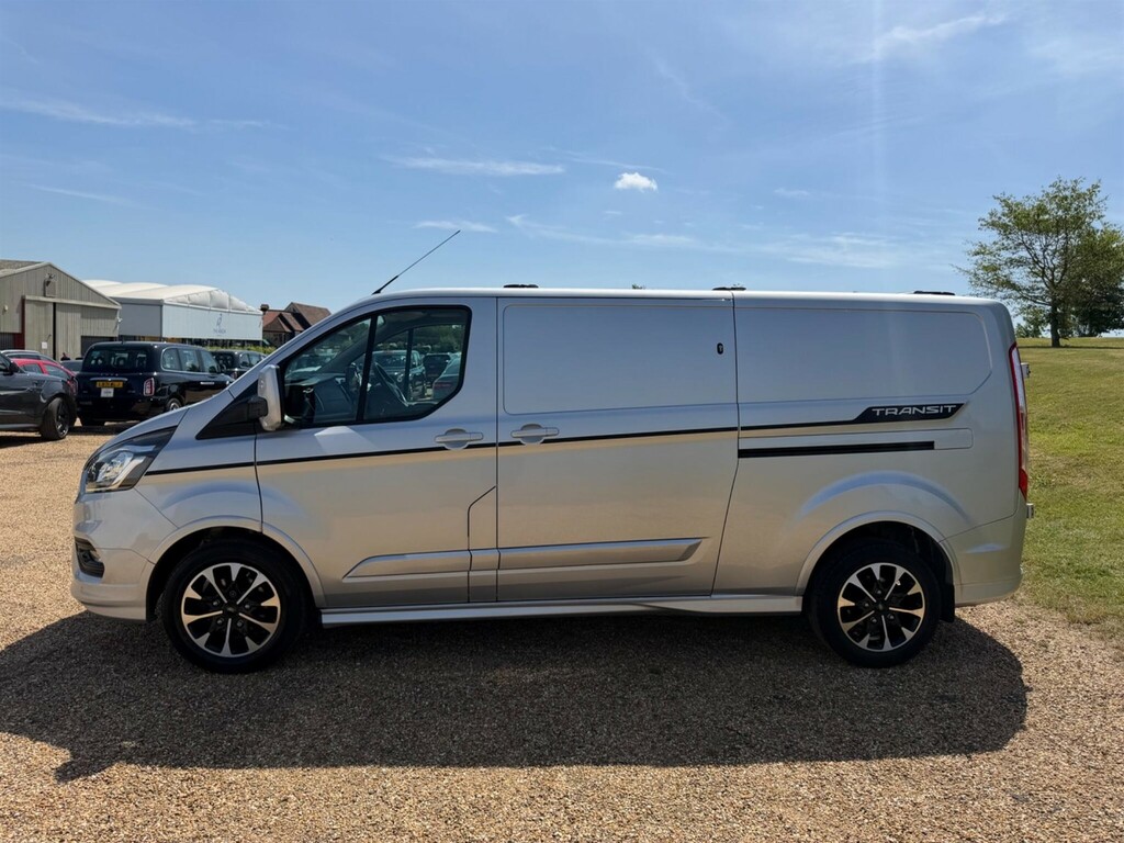 Ford Transit Custom 2.0 310 Ecoblue Sport L2 H1 Euro 6 SJ68PLN Silver #4