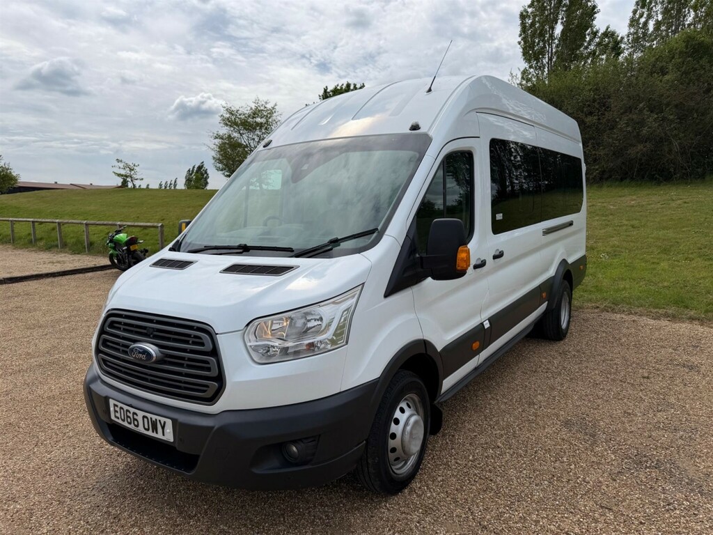 Ford Transit Custom 2.2 Tdci 460 Hdt Trend L4 H3 18 Seats EO66OWY White #3