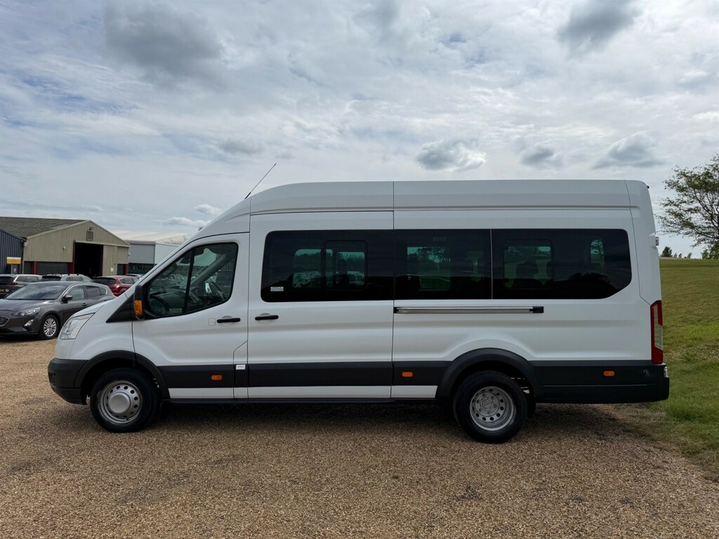 Ford Transit Custom 2.2 Tdci 460 Hdt Trend L4 H3 18 Seats EO66OWY White #4