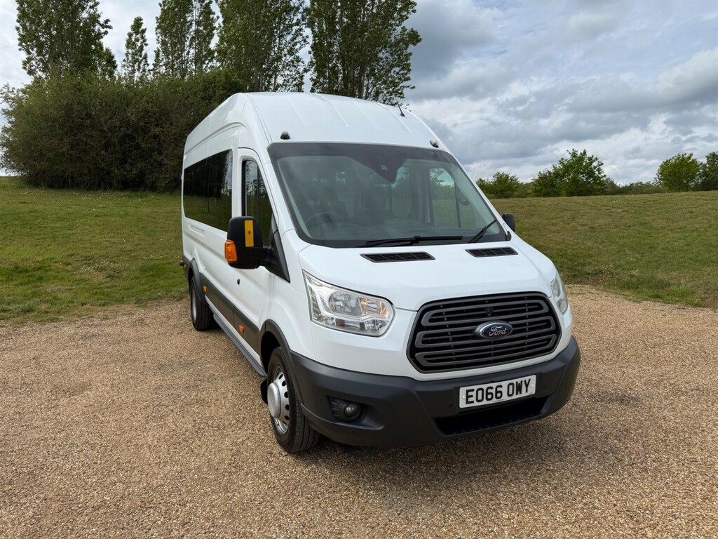 Ford Transit Custom 2.2 Tdci 460 Hdt Trend L4 H3 18 Seats EO66OWY White