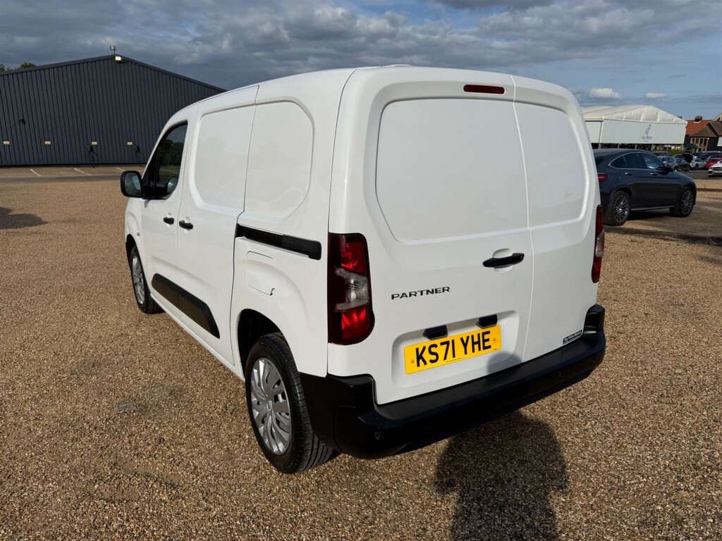 Peugeot Partner 1.5 Bluehdi 1000 S Premium Standard Panel Van Swb KS71YHE White #5