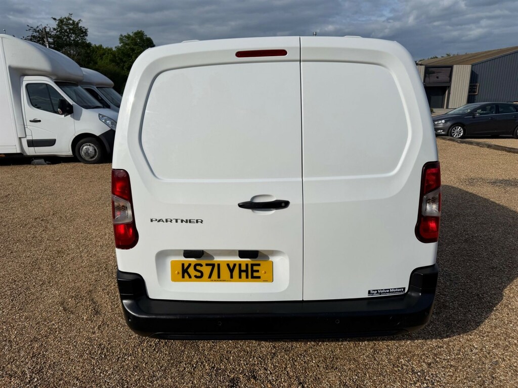 Peugeot Partner 1.5 Bluehdi 1000 S Premium Standard Panel Van Swb KS71YHE White #6